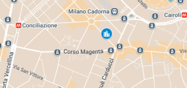 Mappa del Business Center di Milano Cadorna