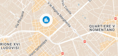 Mappa del Business Center di Roma Pinciano Salario